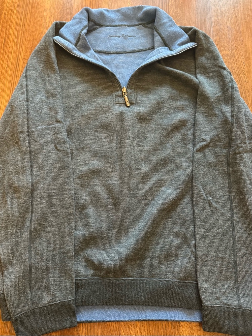 Men's Reversible Quarter-Zip Sweater